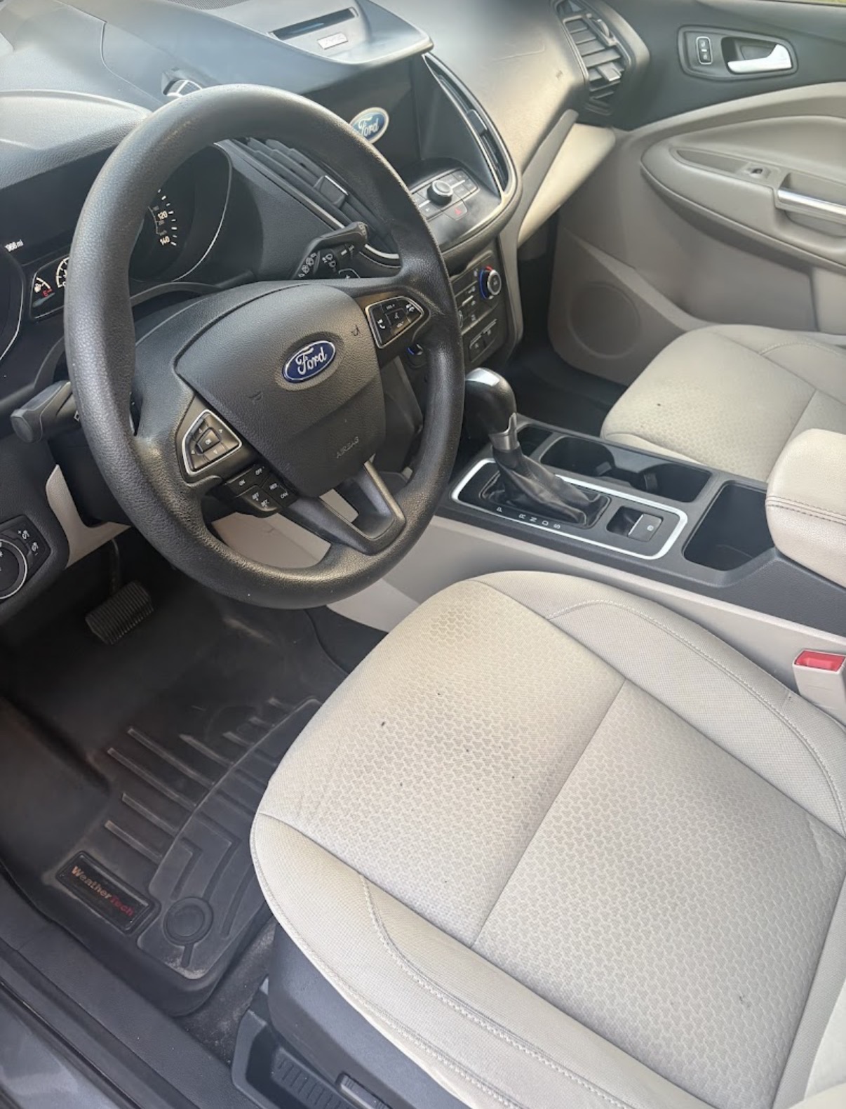 Cameron's car interior after detail